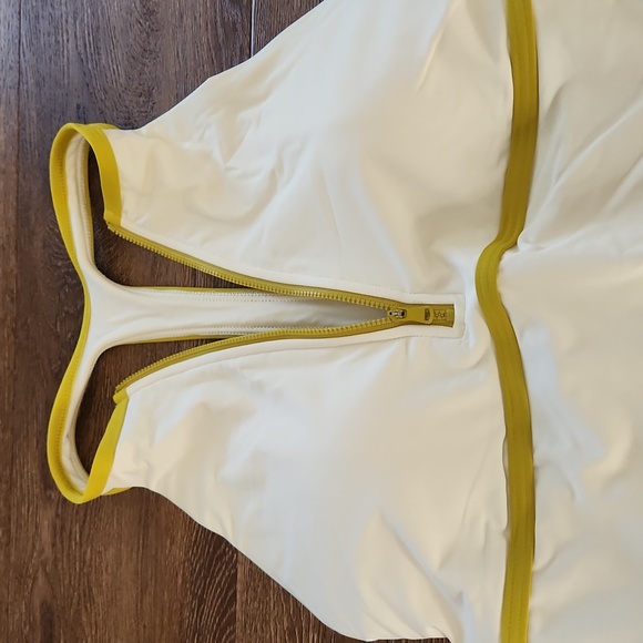 NWT Calia Halter Racerback Light Cream One Piece, size 12 - Picture 5 of 15